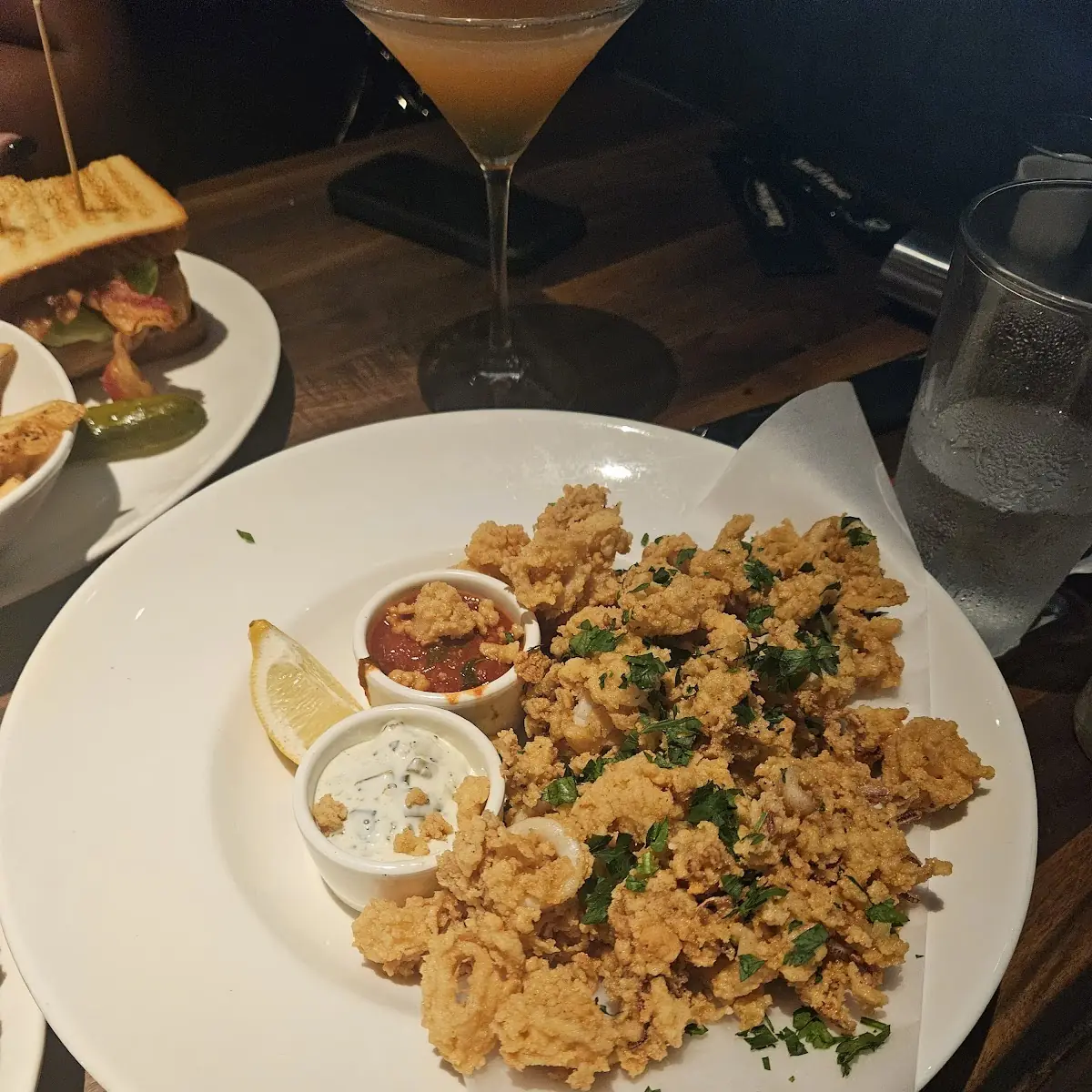 Fried Calamari with Dips