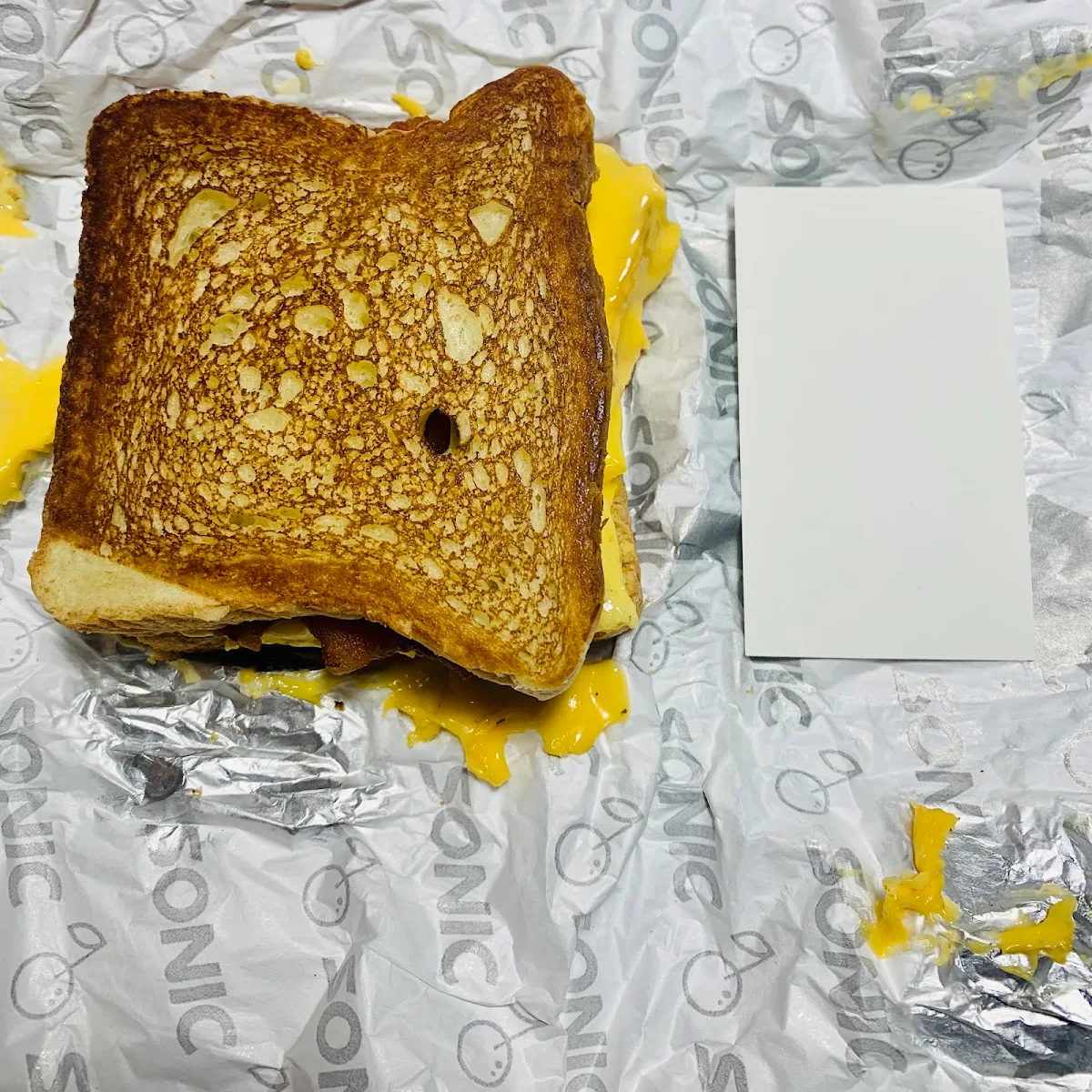 Grilled Cheese Wacky Pack