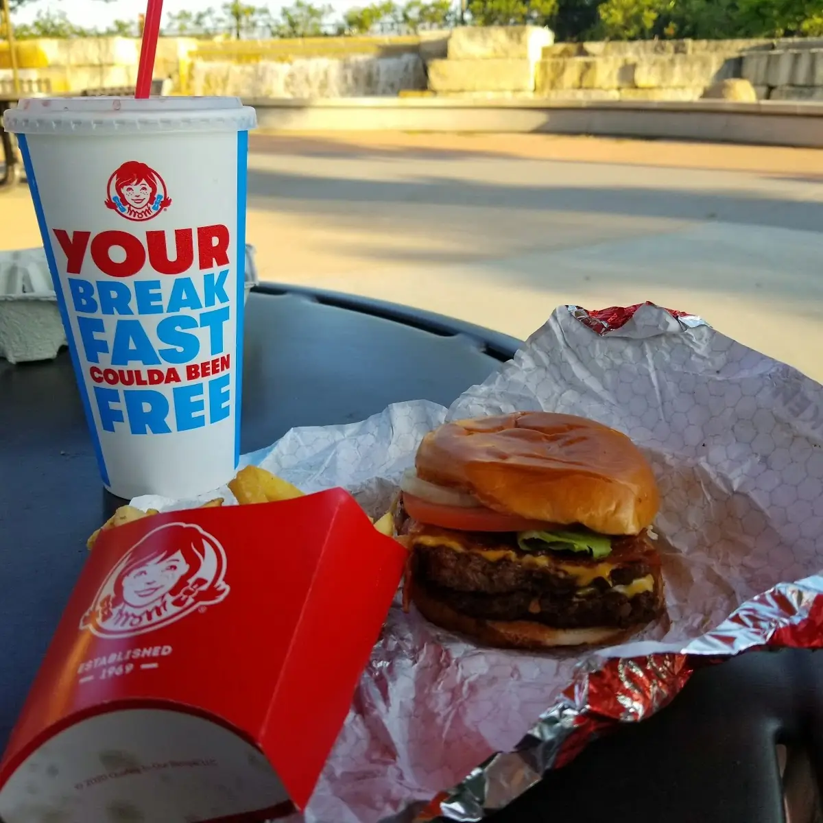 Double Classic Burger Meal Add Bacon