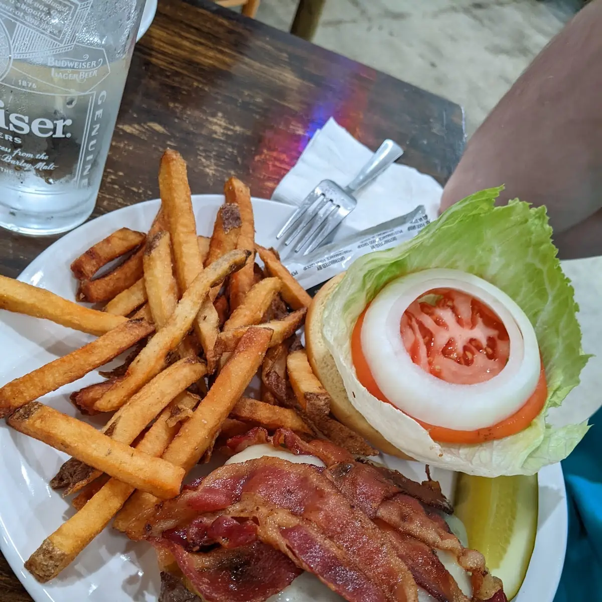 Beef and Bacon Burger