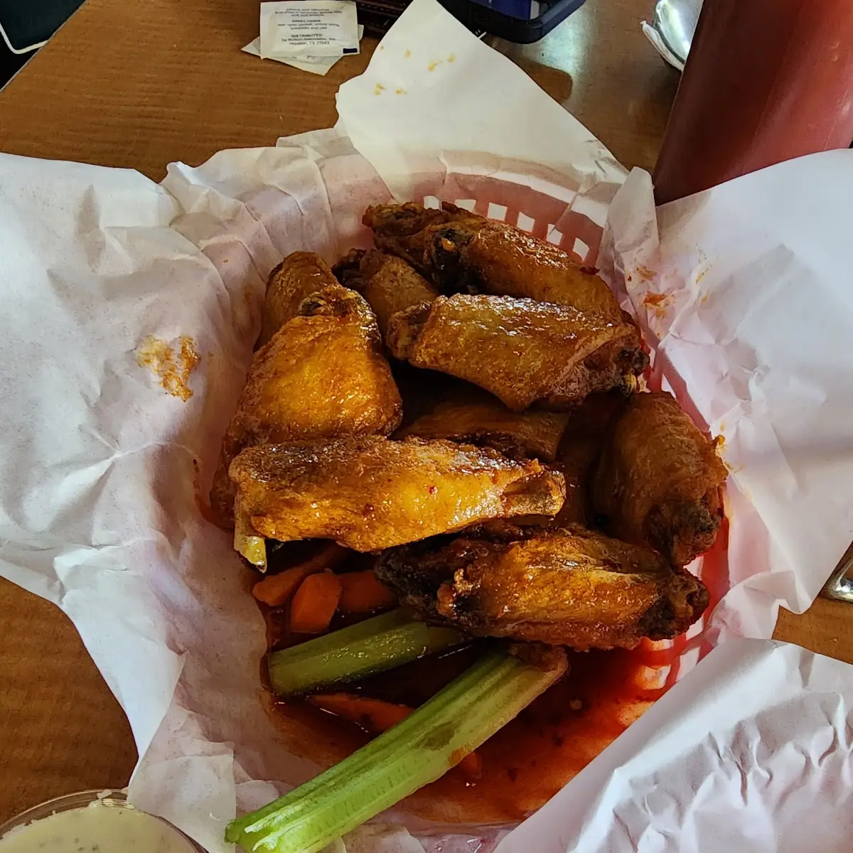 Buffalo Wings and Mozzarella Sticks