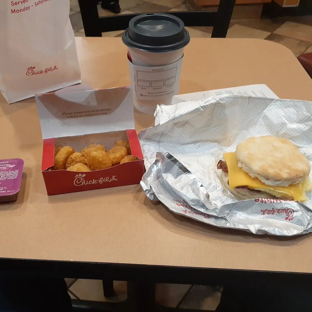 Bacon Egg & Cheese Biscuit
