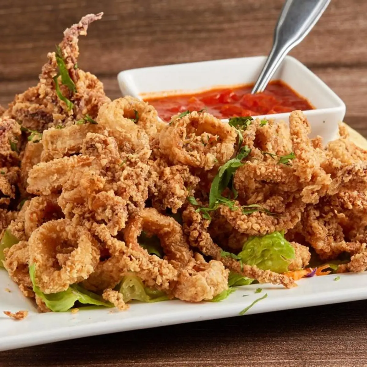 Fried Calamari Calamares Fritos