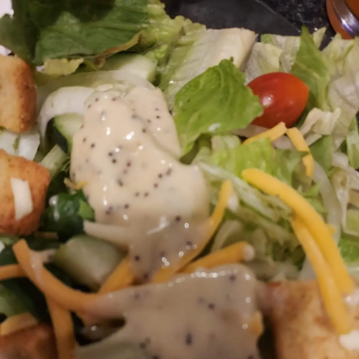 Garden Salad with Poppyseed Dressing