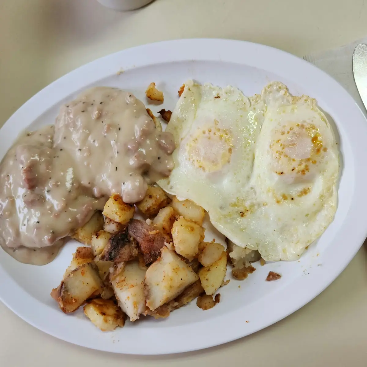Sausage Gravy & Biscuits