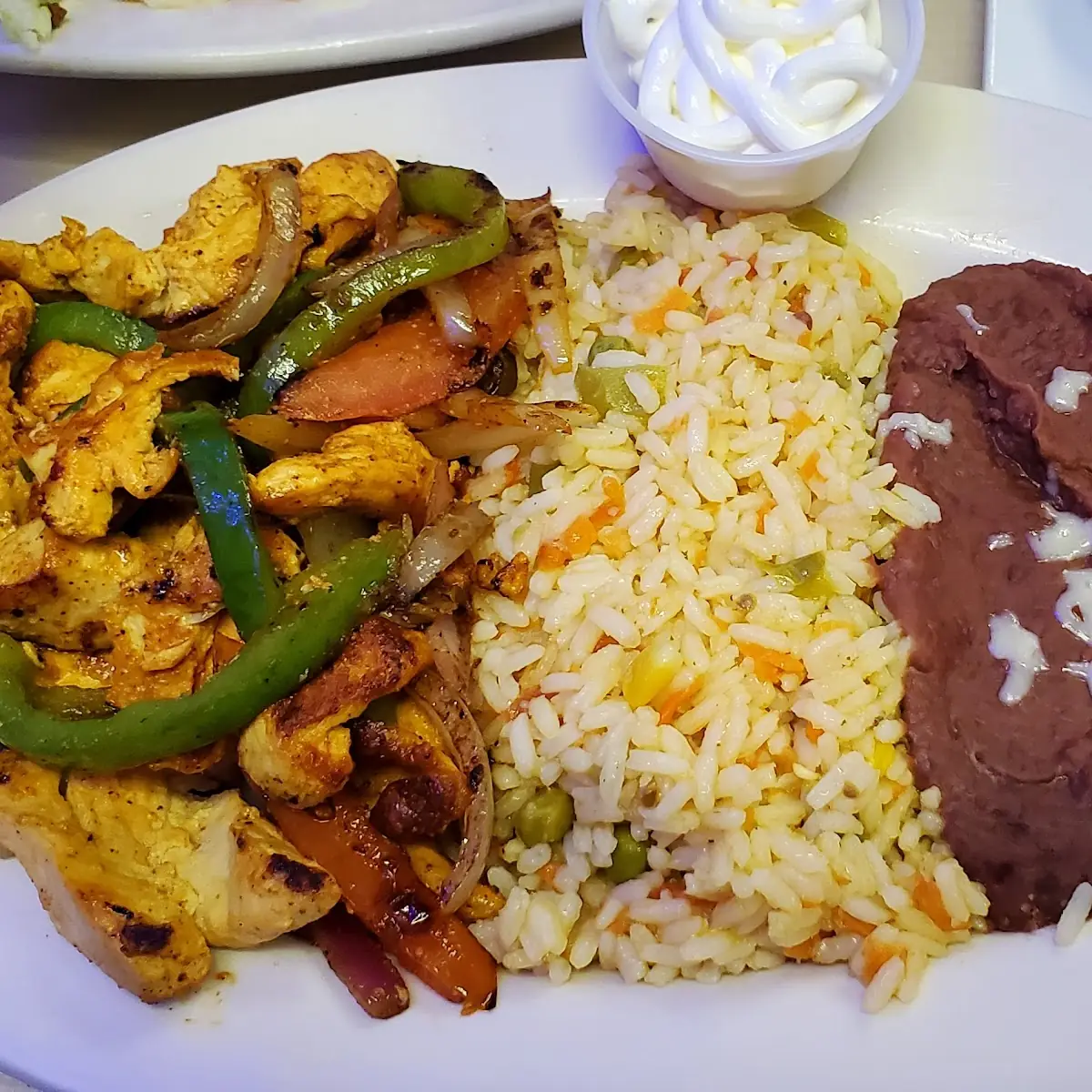 Rice and Refried Beans