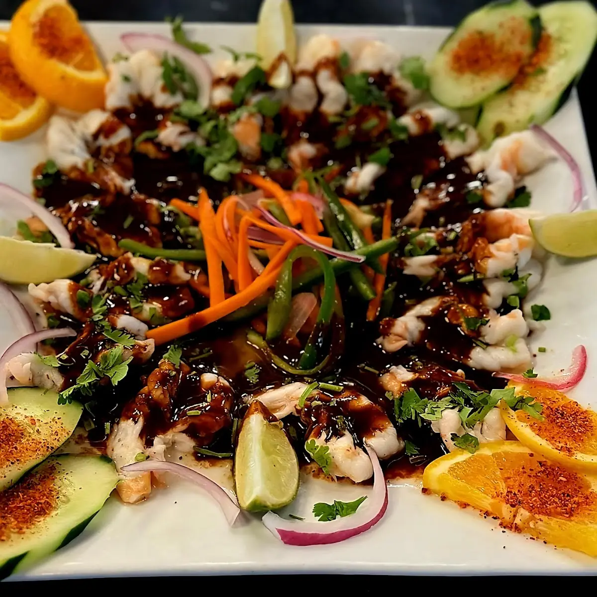 Camarones Aguachile Negro