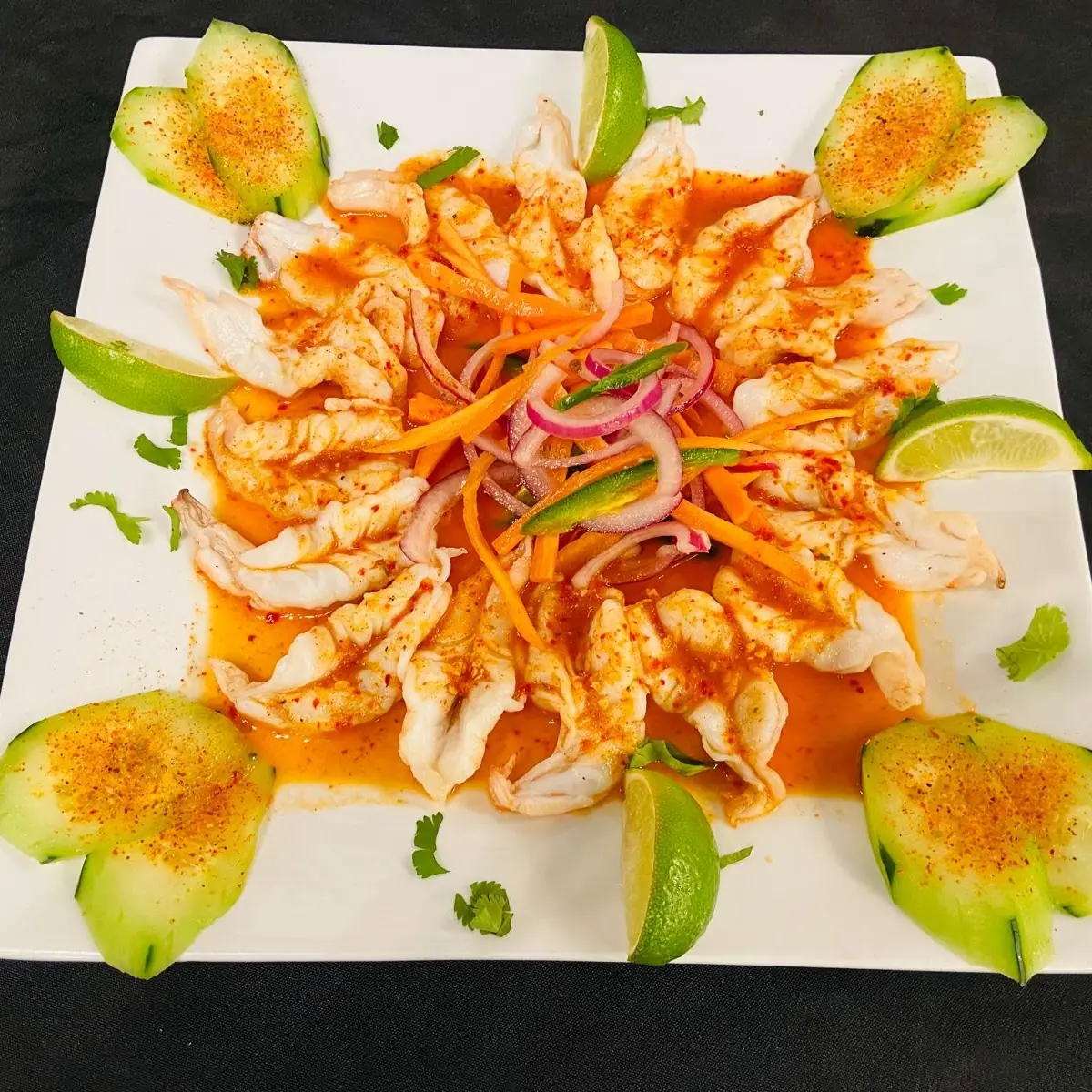 Camarones Aguachile Rojo