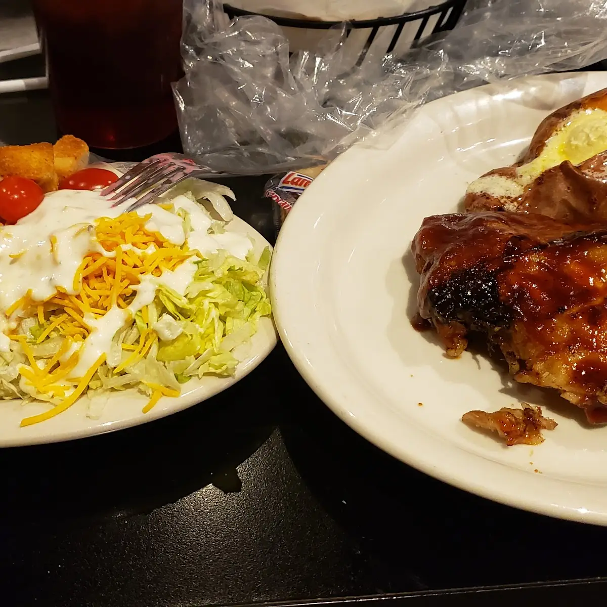 Salad Bar and Ribs