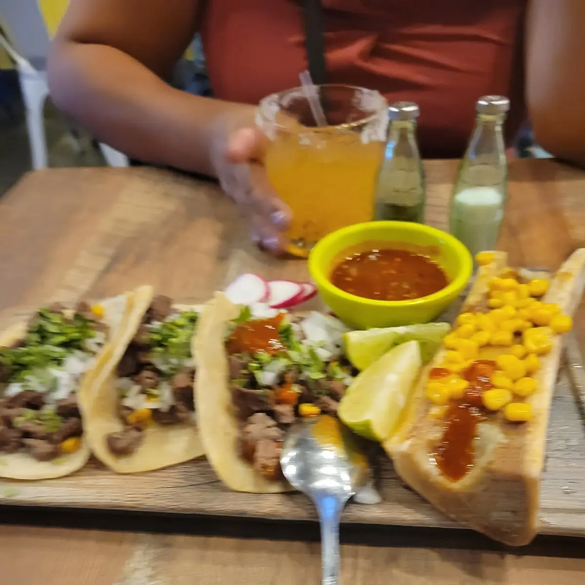 Steak Tacos with Bone Marrow