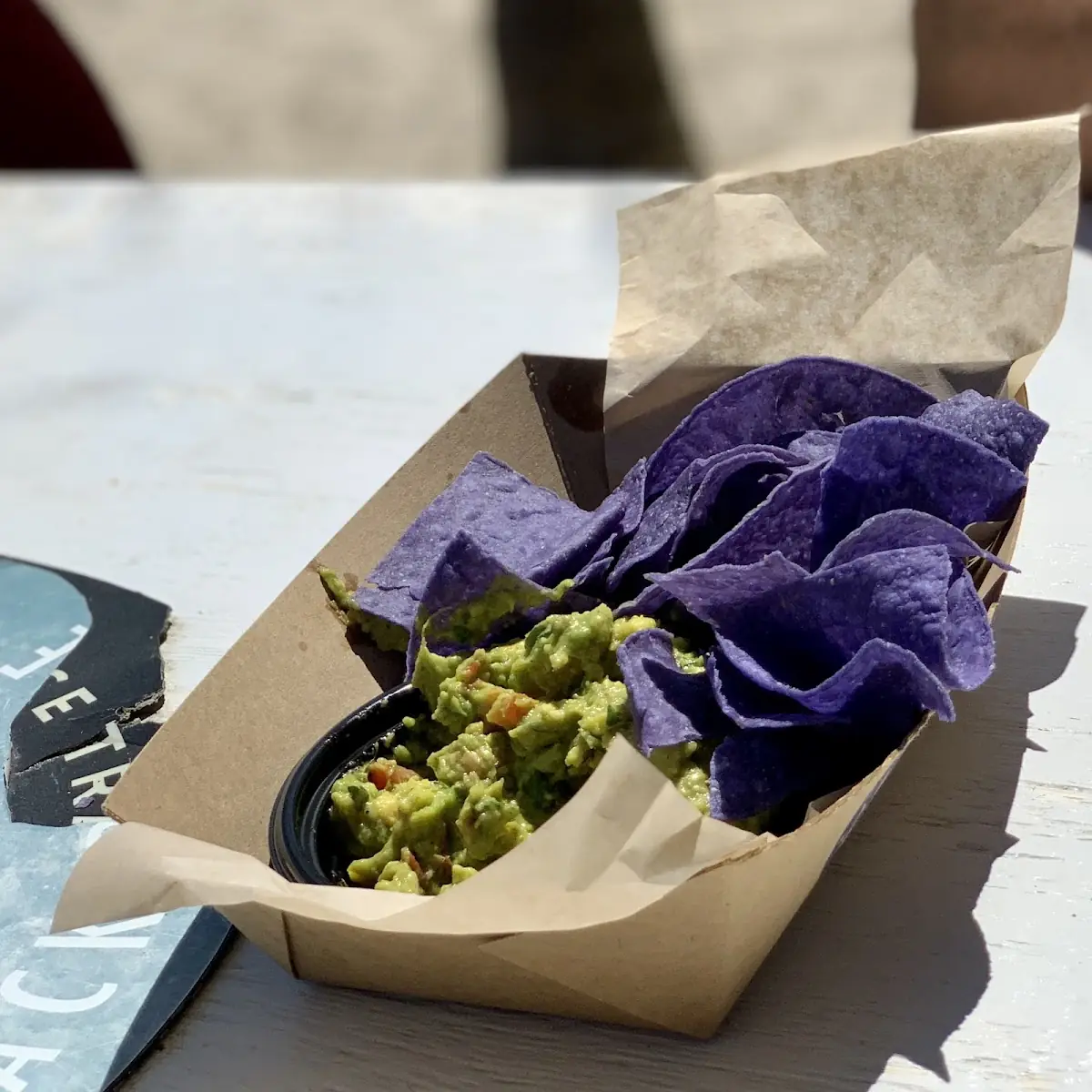 Fresh Guacamole & Purple Corn Chips