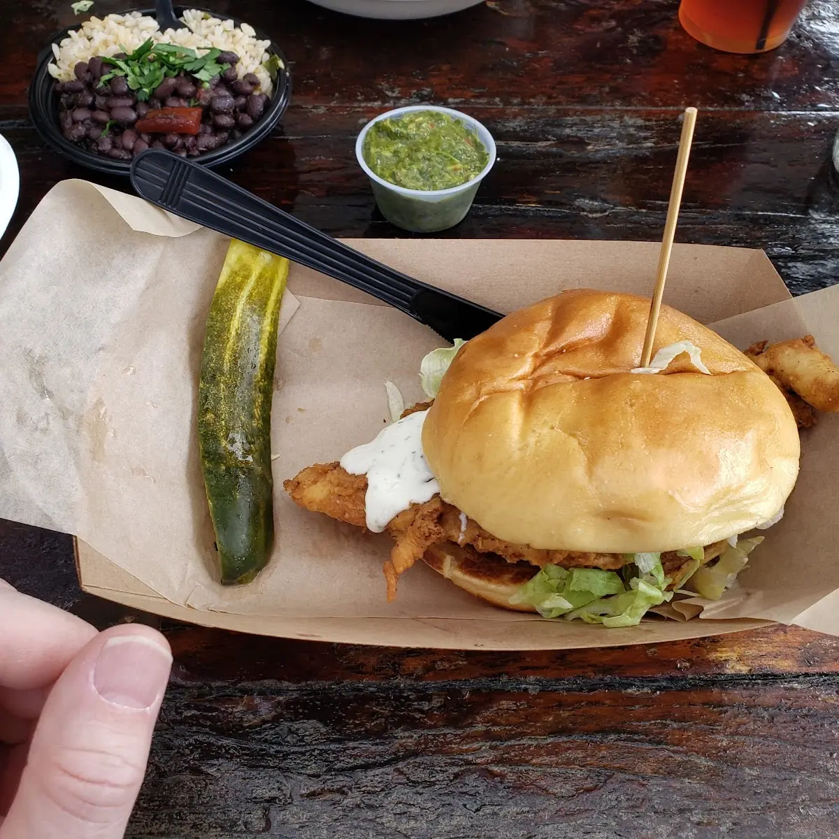 Fried Grouper Sandwich
