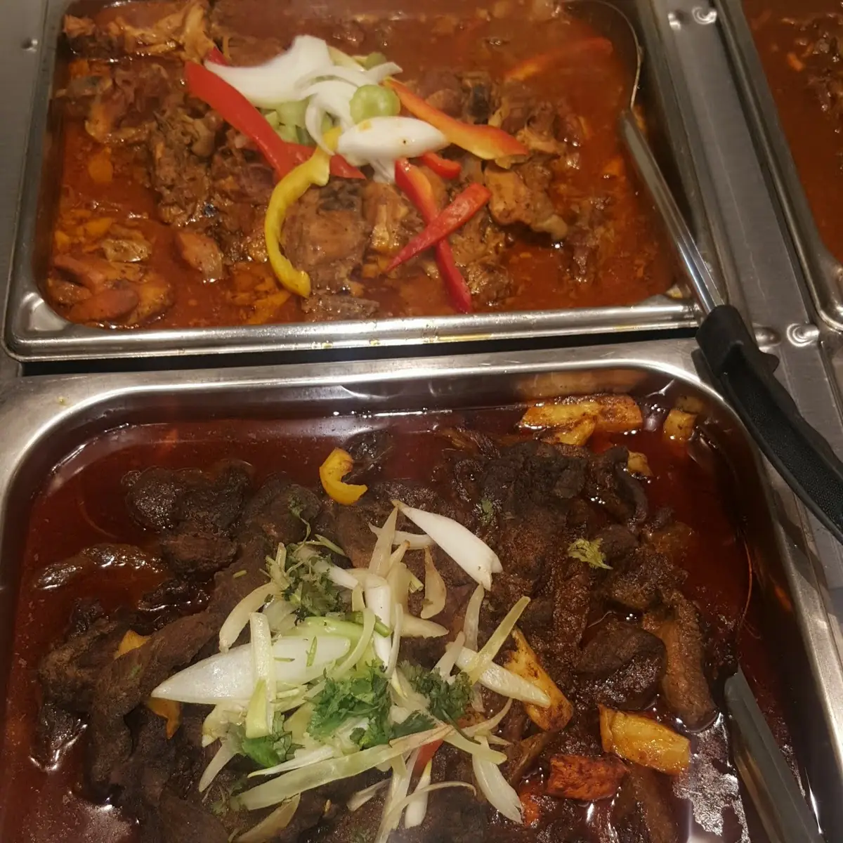 Stew Beef and Stew Chicken