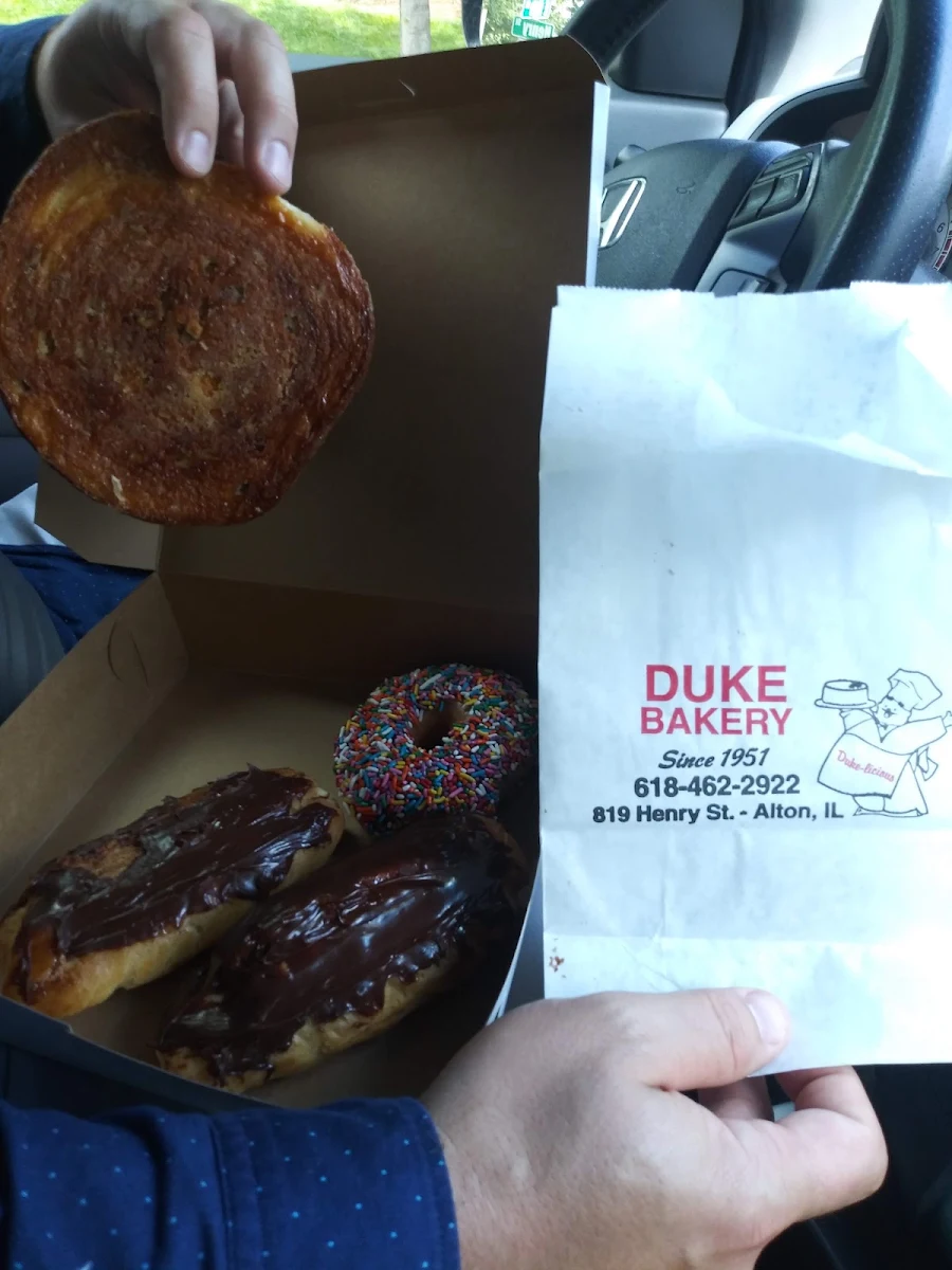 Sprinkle Donut Eclair and an Elephant Ear