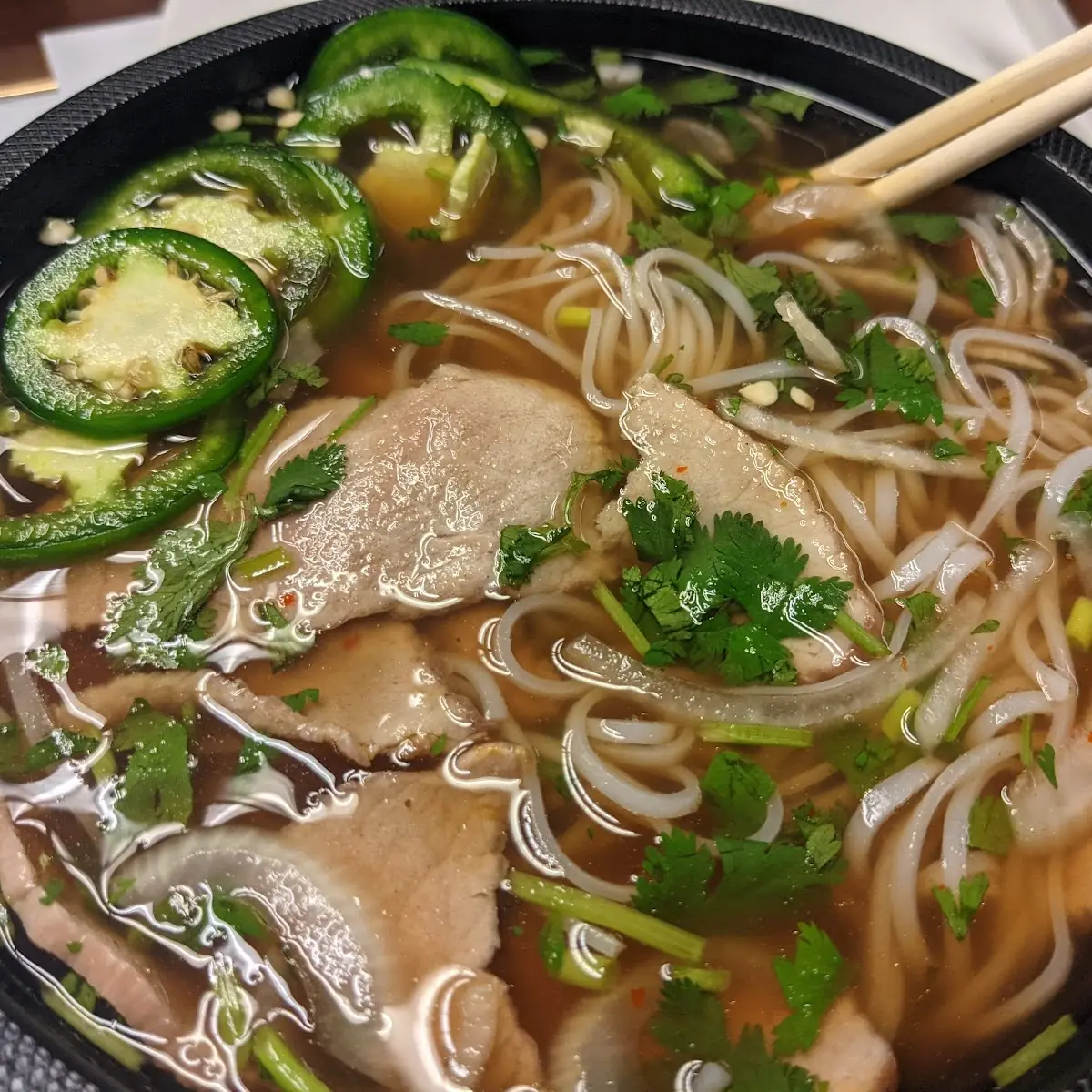 Medium Rare Steak Pho