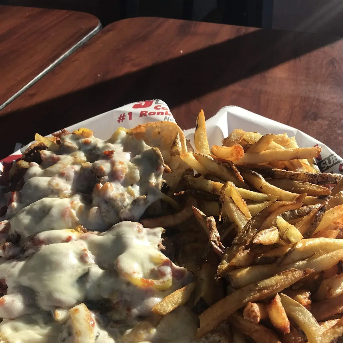 Open Philly Cheese Steak