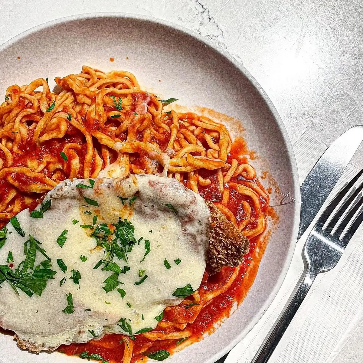 Chicken Parmesan Pasta