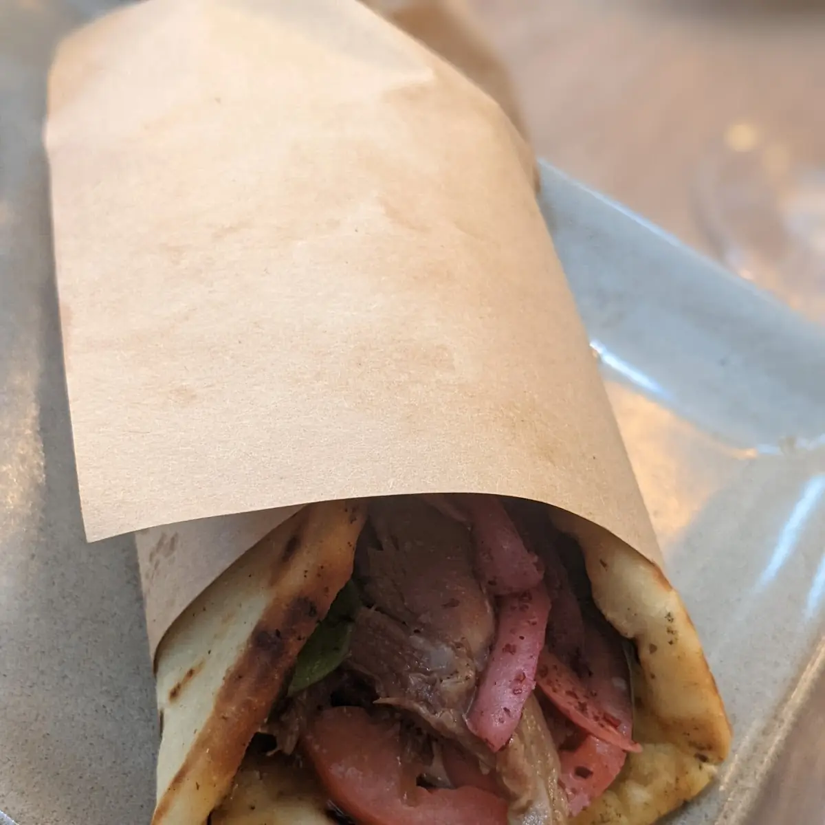 Pulled Lamb Gyro