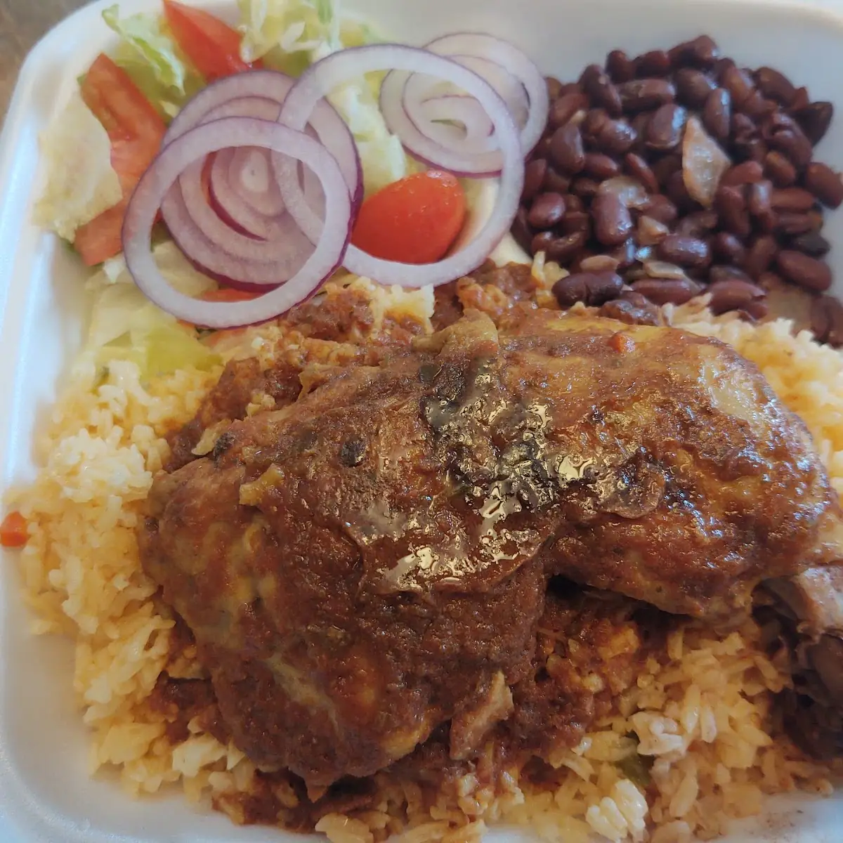 Roasted Chicken Rice & Beans