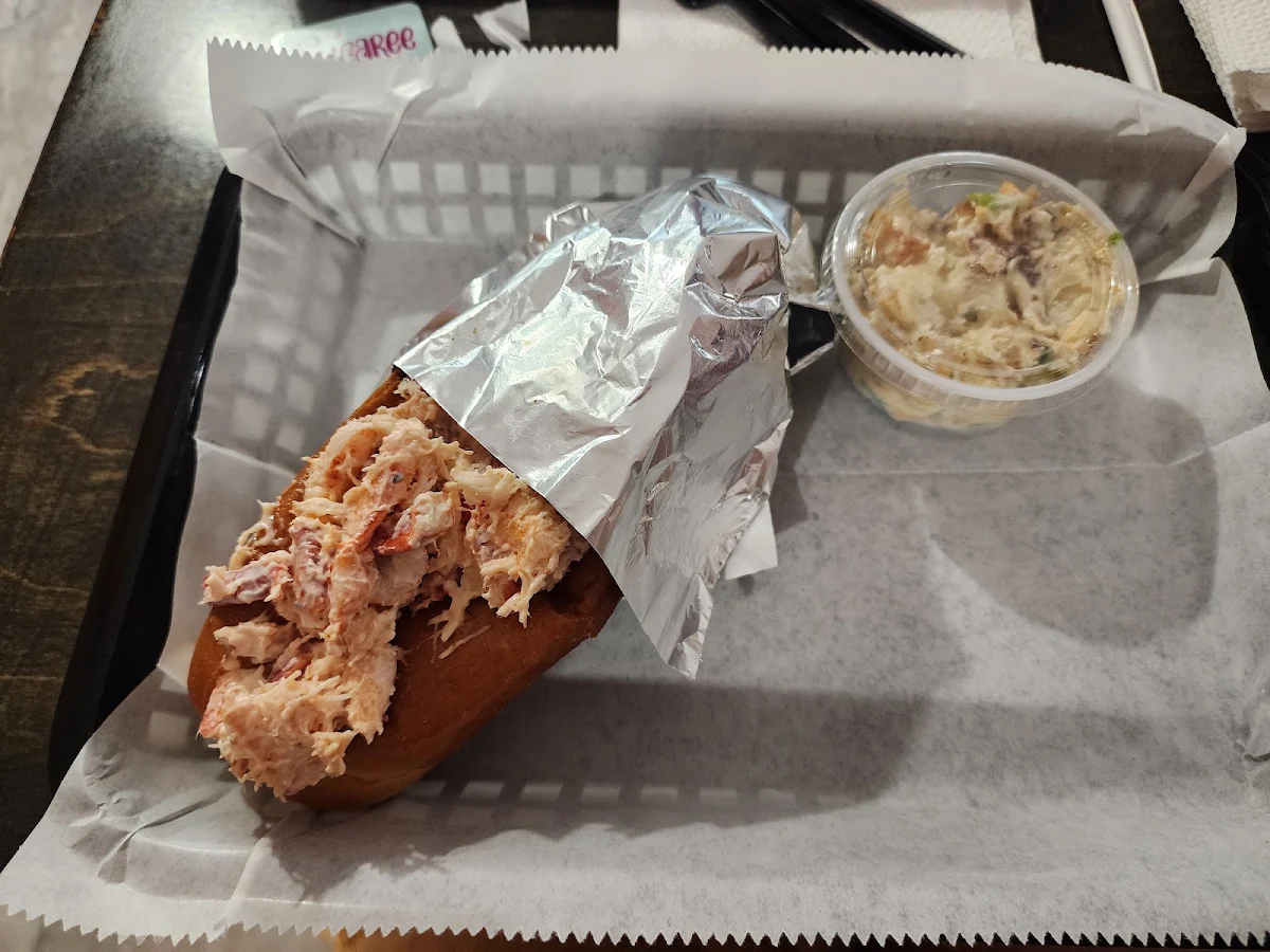 Lobster Roll and Loaded Potato Salad