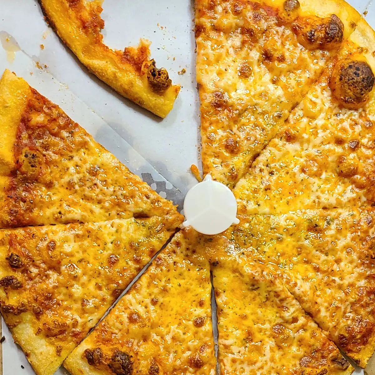 Cheese Pizza and BBQ Chicken Tenders