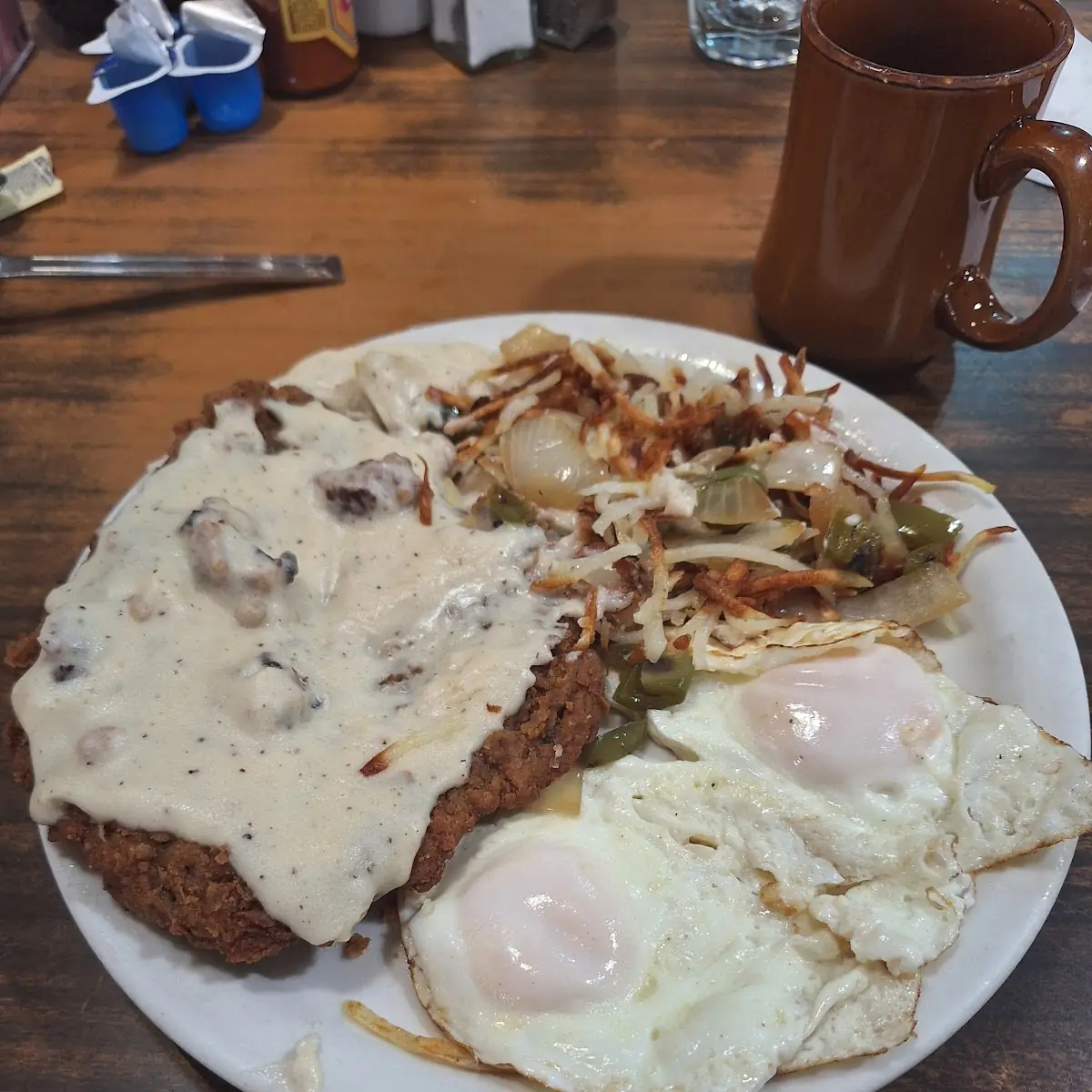 Chicken Fried Steak & Eggs