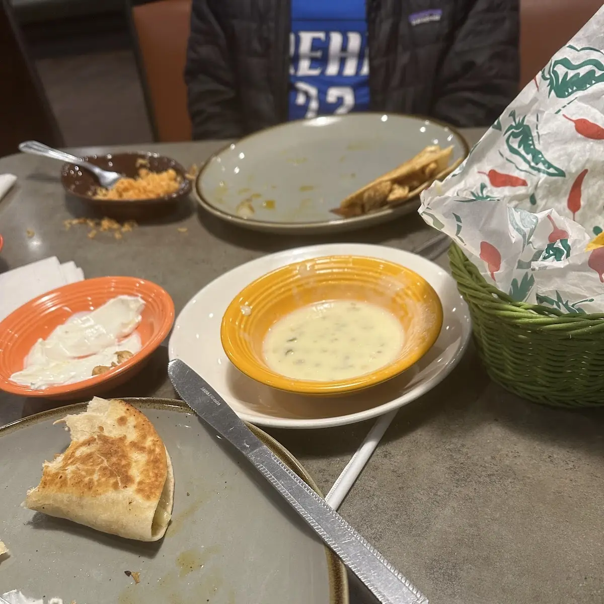 Chicken and Cheese Quesadilla