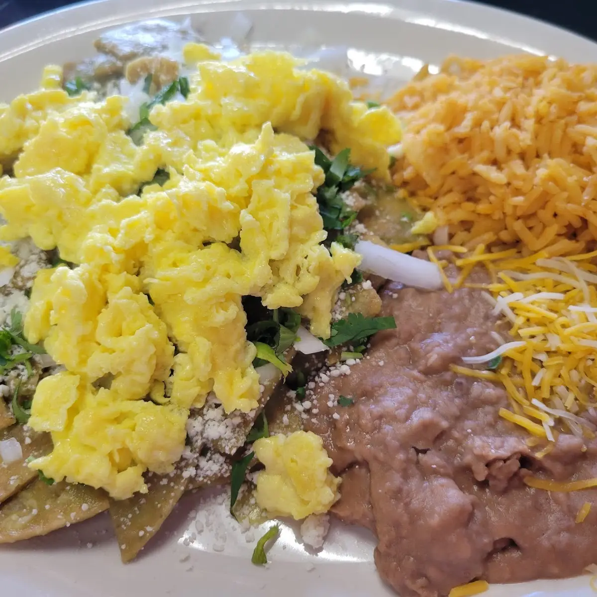 Huevos A la Mexicana Plate