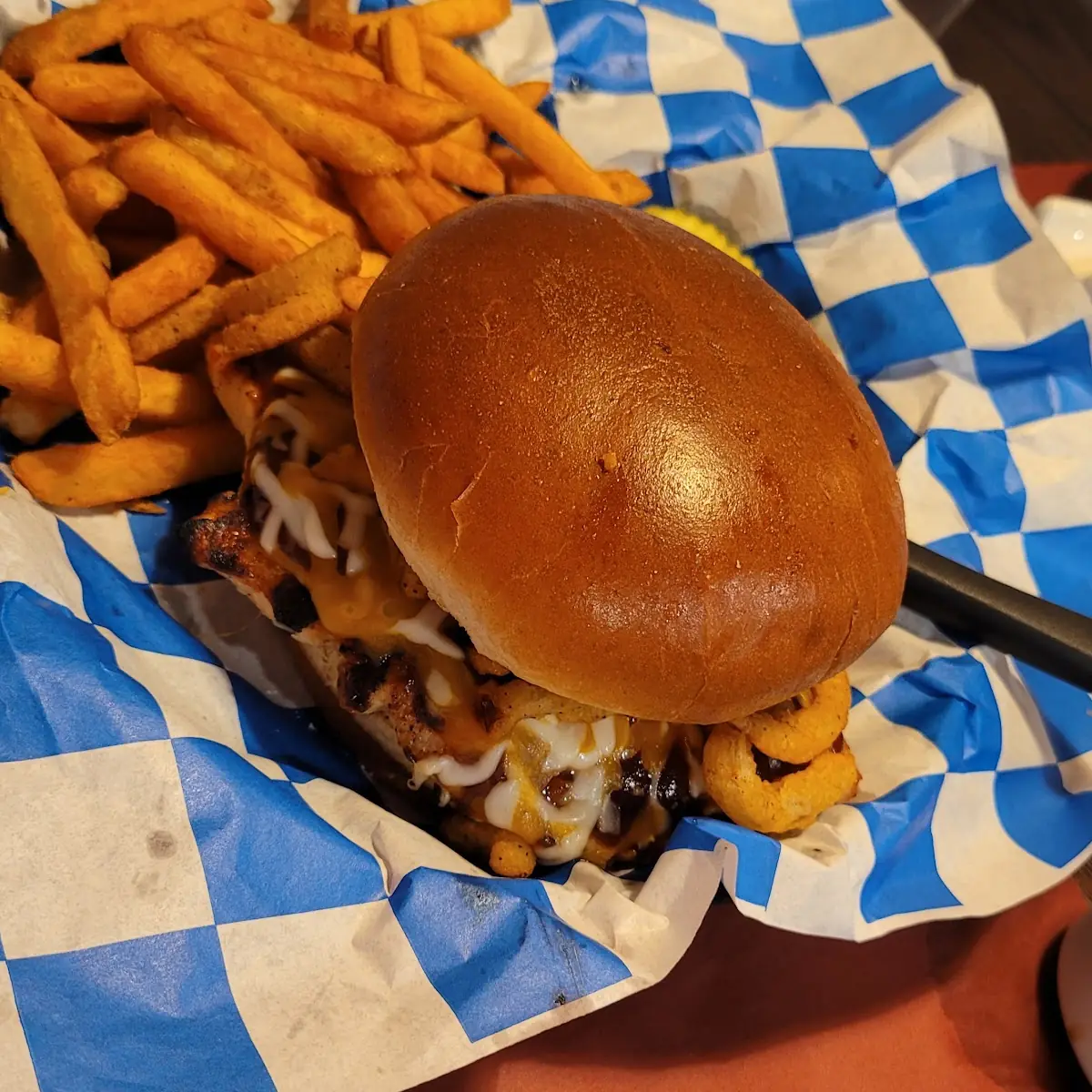 BBQ Grilled Chicken with Cheddar Cheese