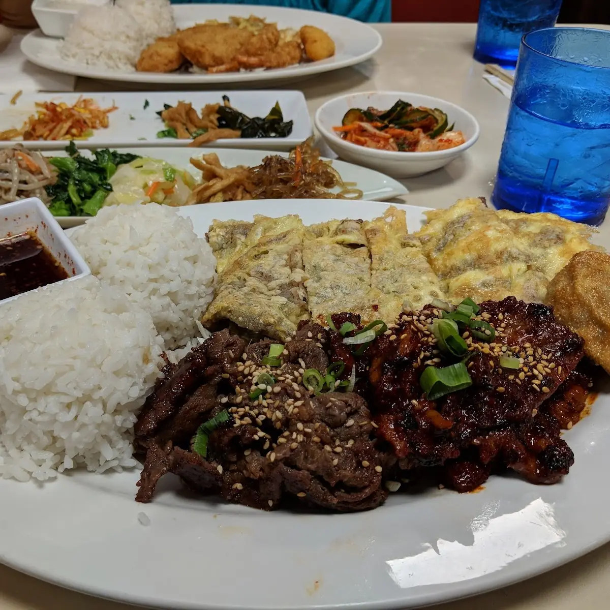 Combination Plate a with Meat Jun Instead of Fish Jun