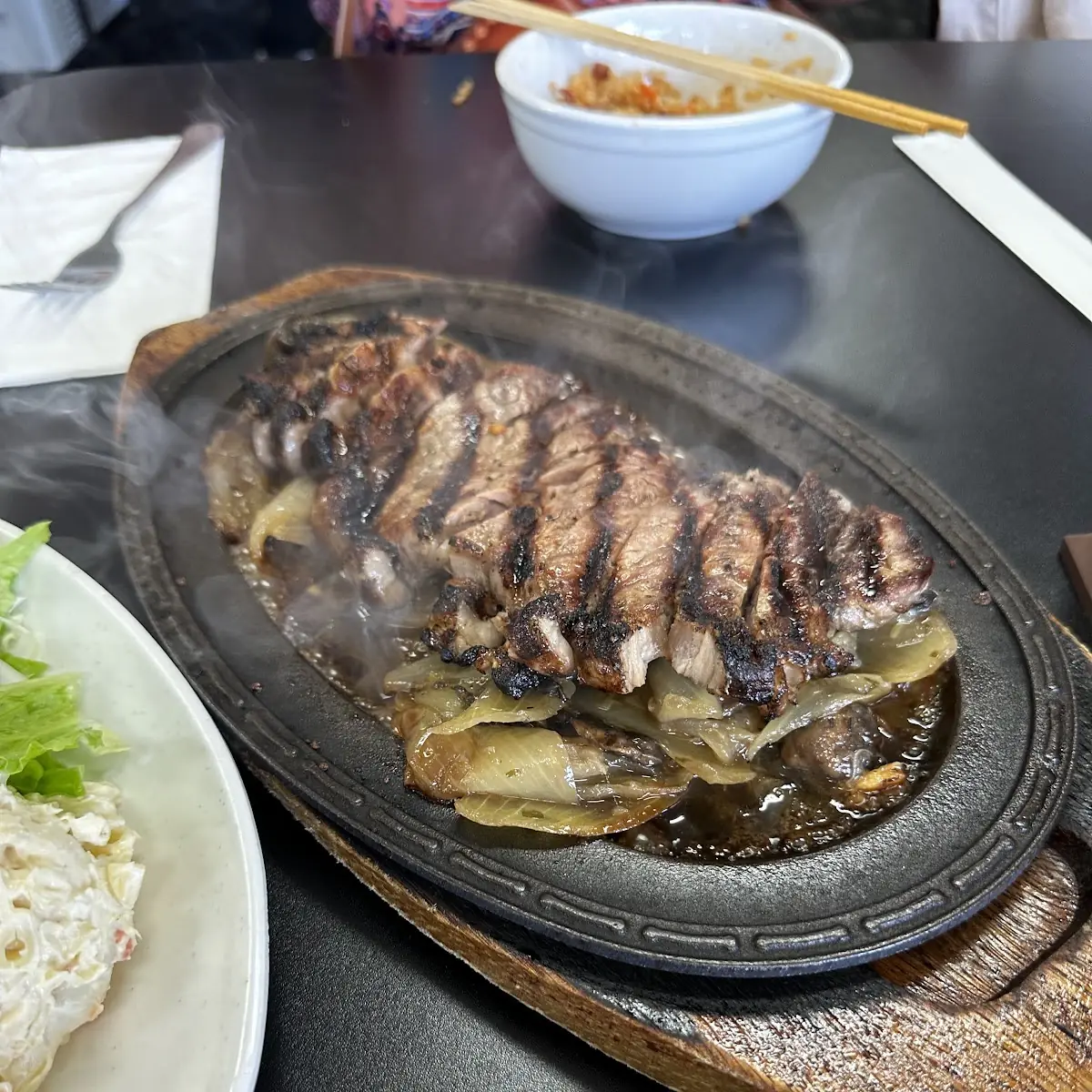 Sizzling Ribeye Steak