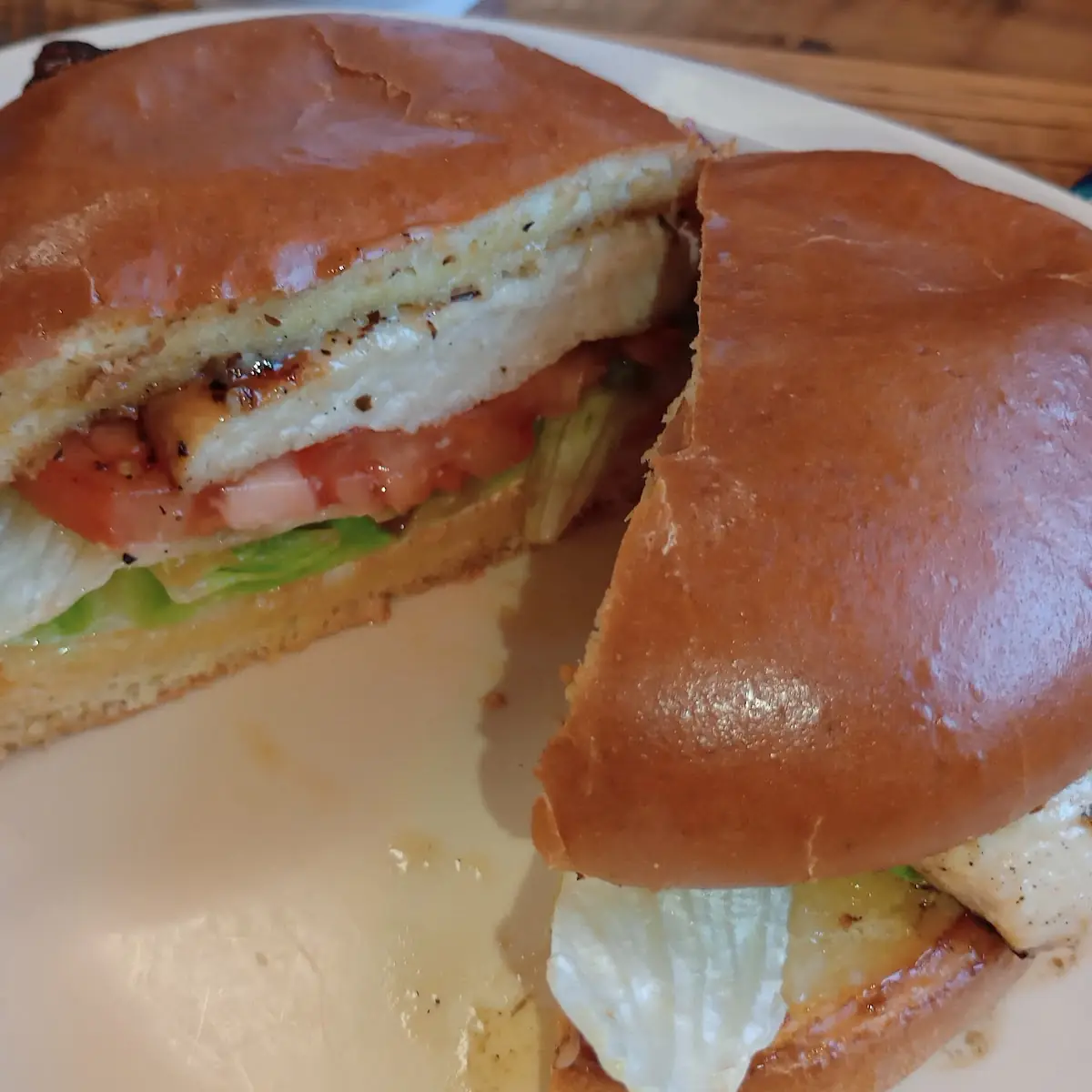 Flounder Fish Sandwich