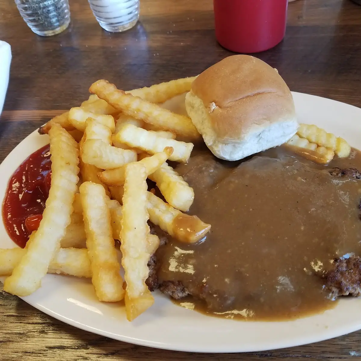 Large Hamburger Steak