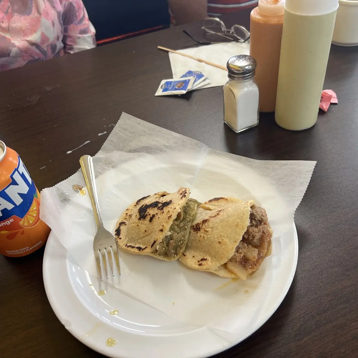 Picadillo and Chile Verde Gorditas