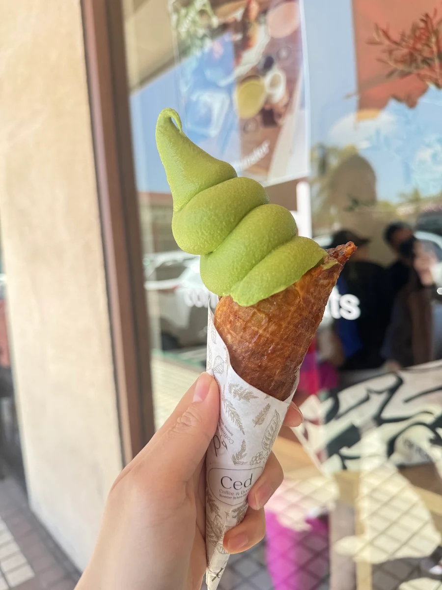 Banana Matcha Soft Serve