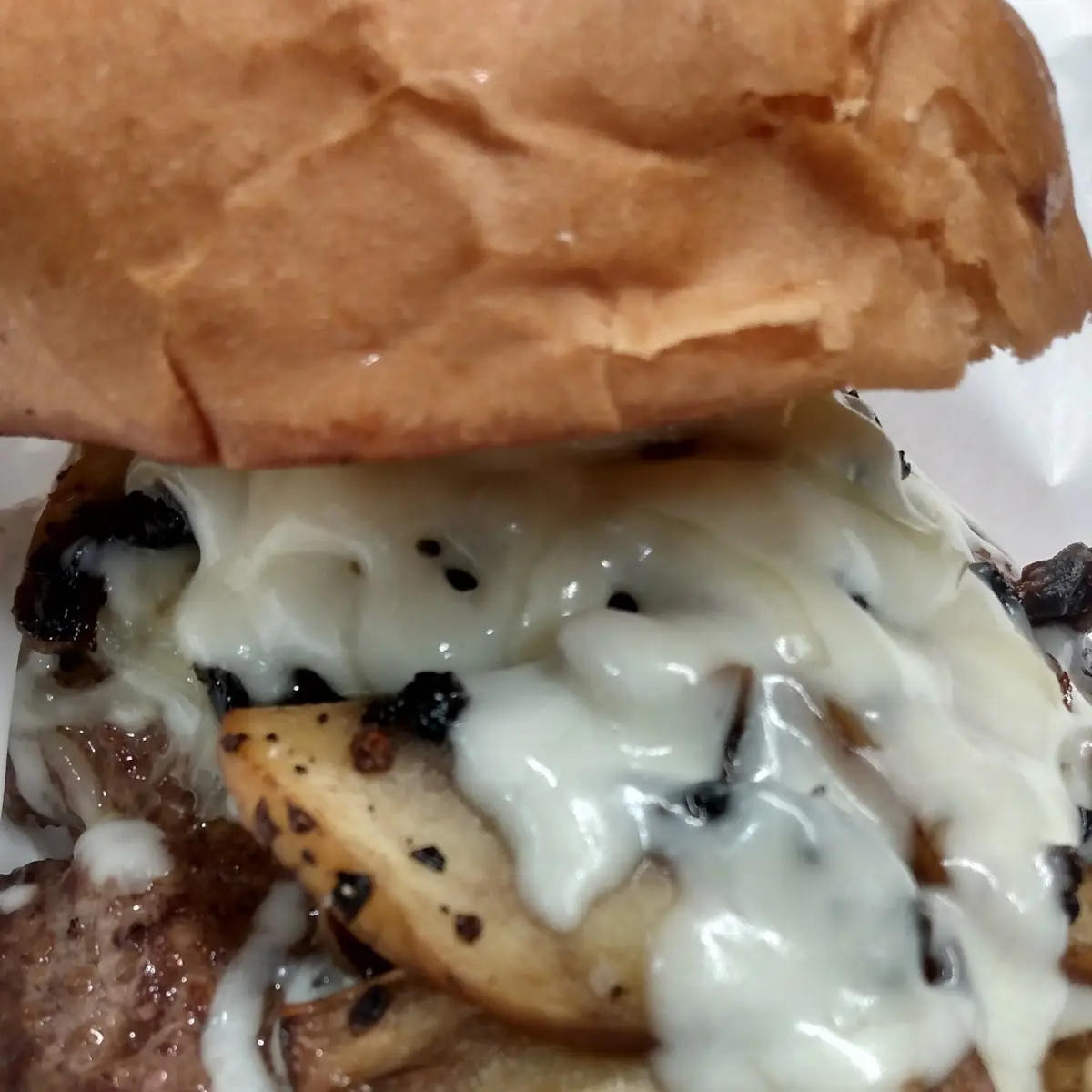 Mushroom Swiss Burger