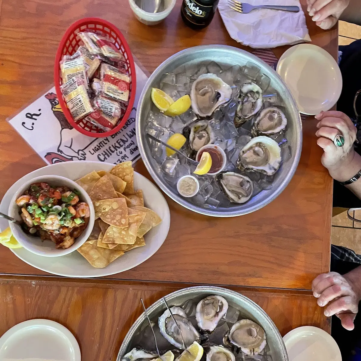 6 Oysters on the Half Shell