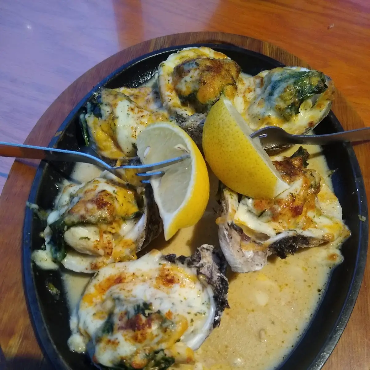 6 Rockefeller Oysters