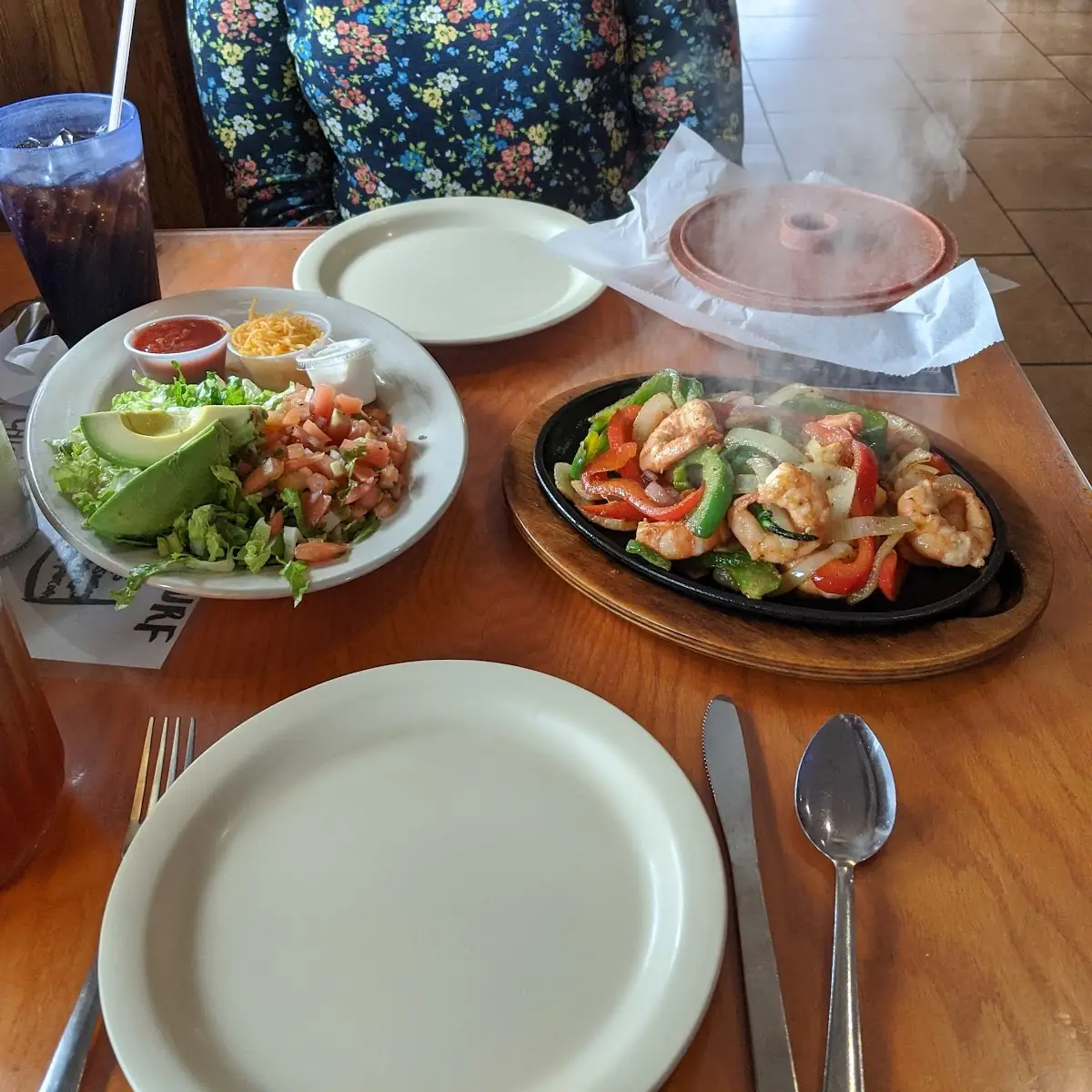 Shrimp Fajitas