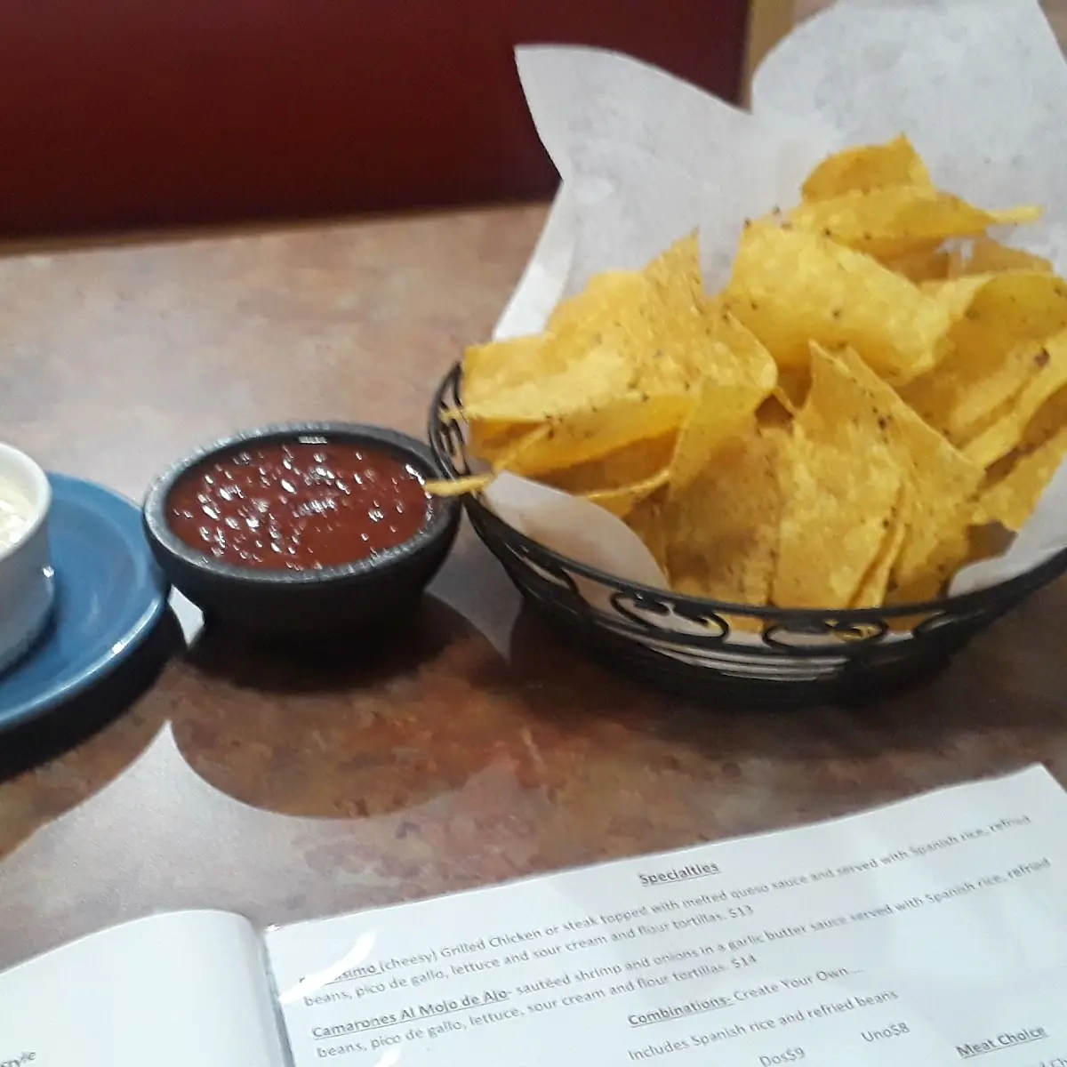 Chori-Queso Con Chips