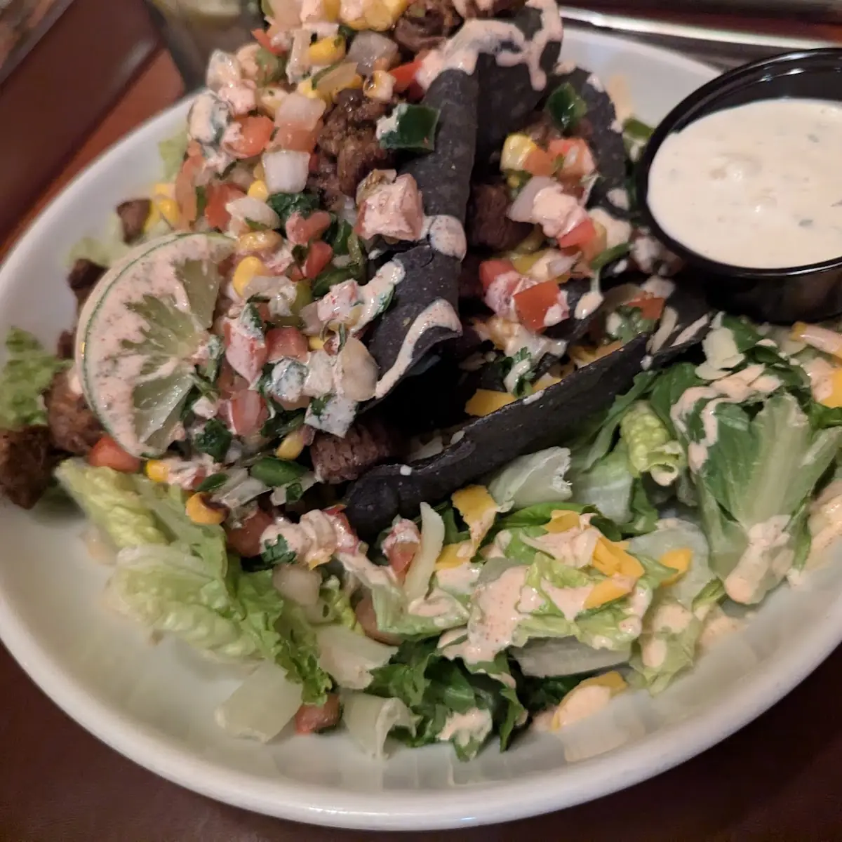 Blue Corn Taco Salad