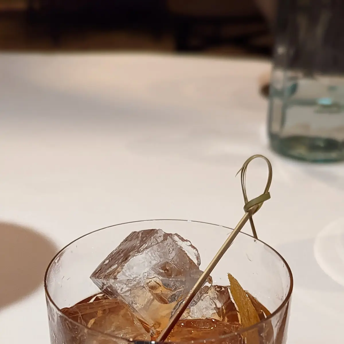 Smoked Peach Old Fashioned