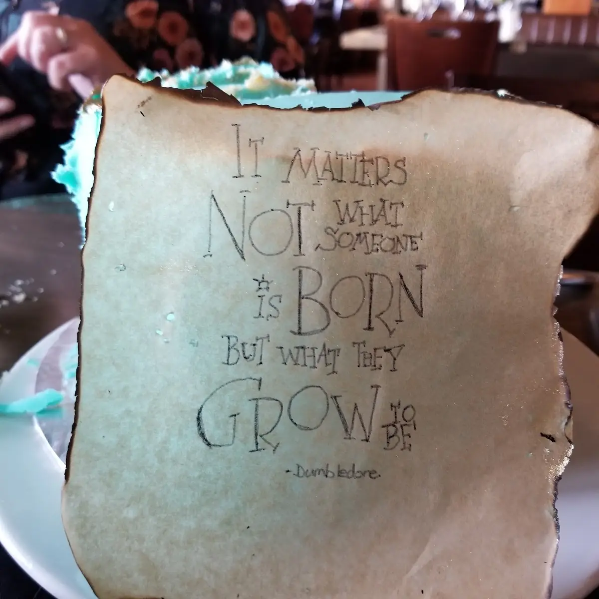 It's a HB Cake I Brought for My Granddaughter, La Rucola Ristorante