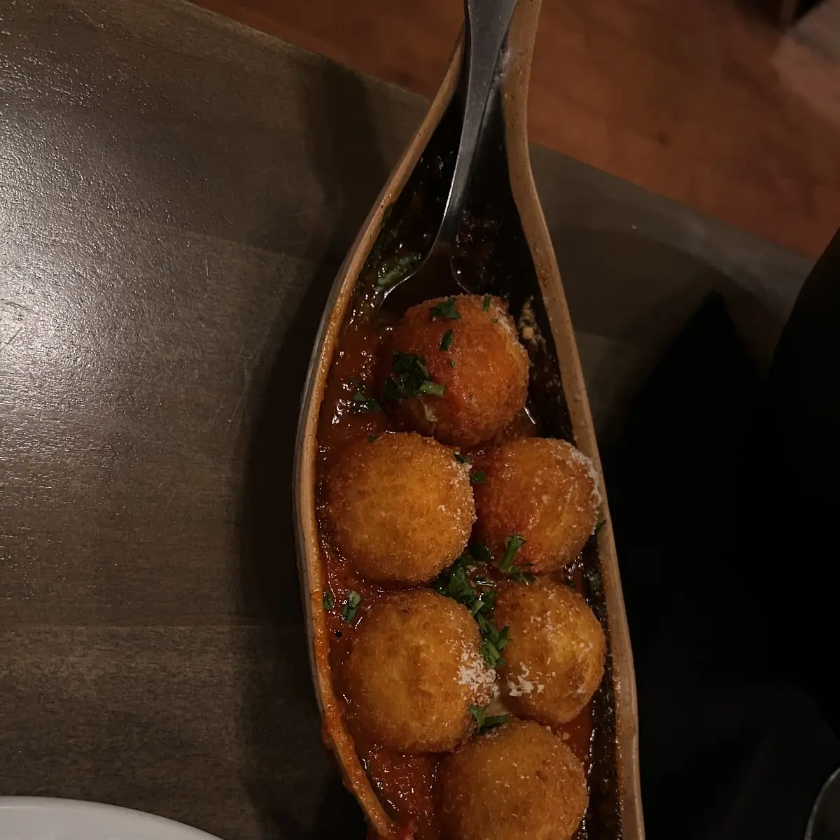 Mozzarella Rice Balls, La Rucola Ristorante