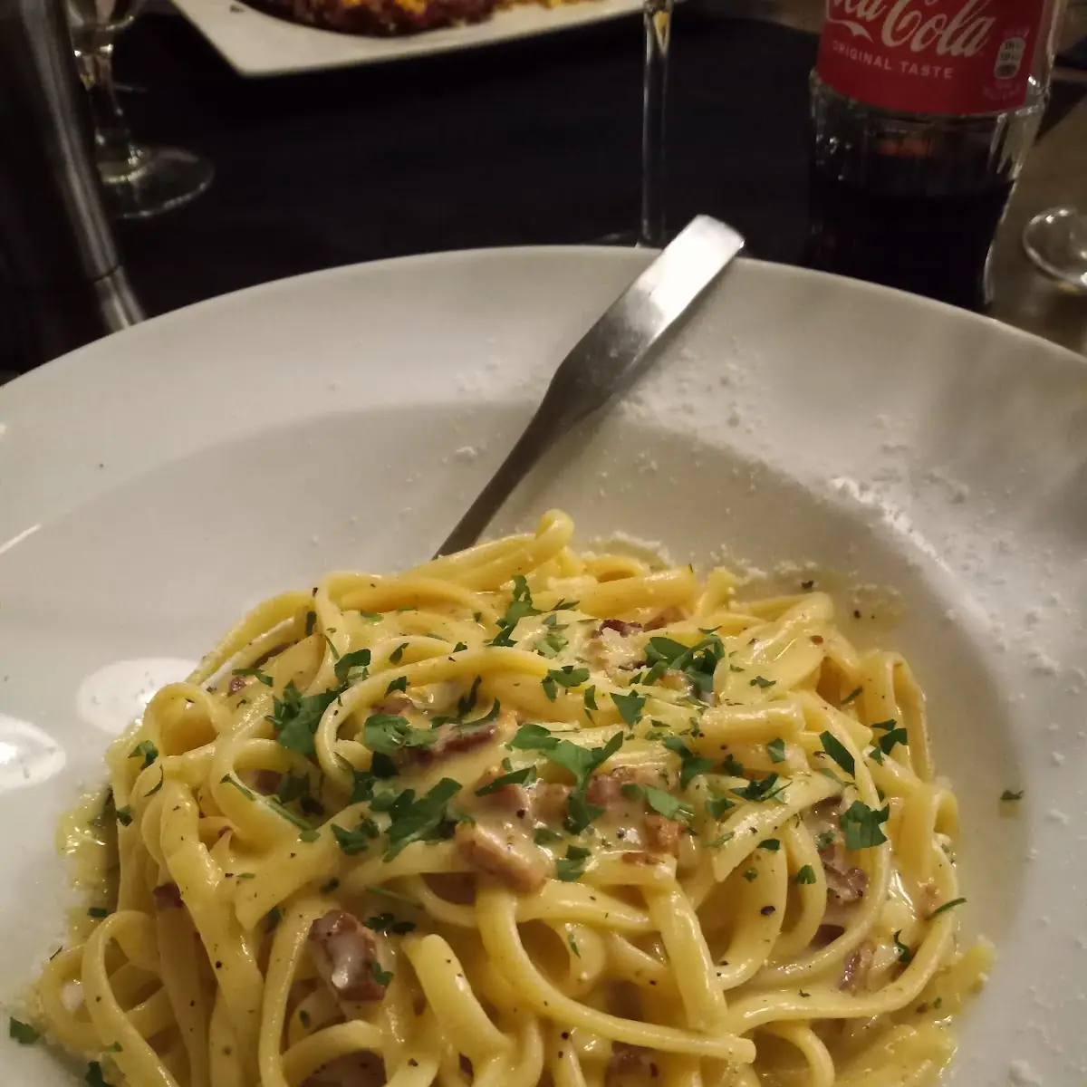Spaghetti Carbonara, La Rucola Ristorante