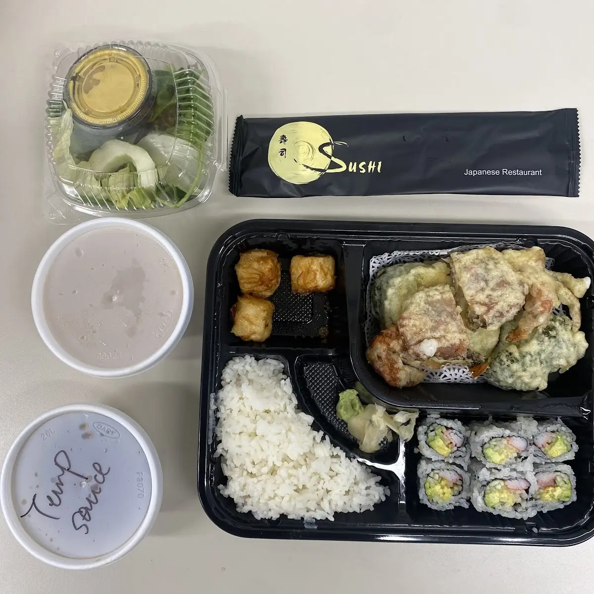 Crab Tempura Bento Box Lunch