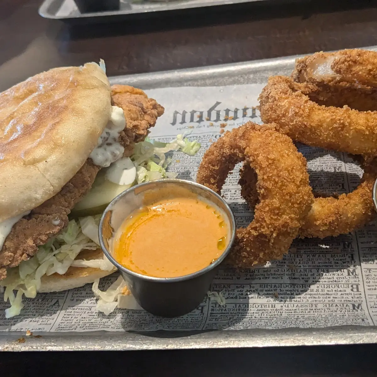 Truffalo Fried Chicken Sandwich