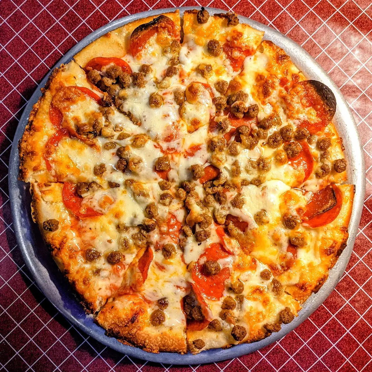 Small Pepperoni and Ground Beef