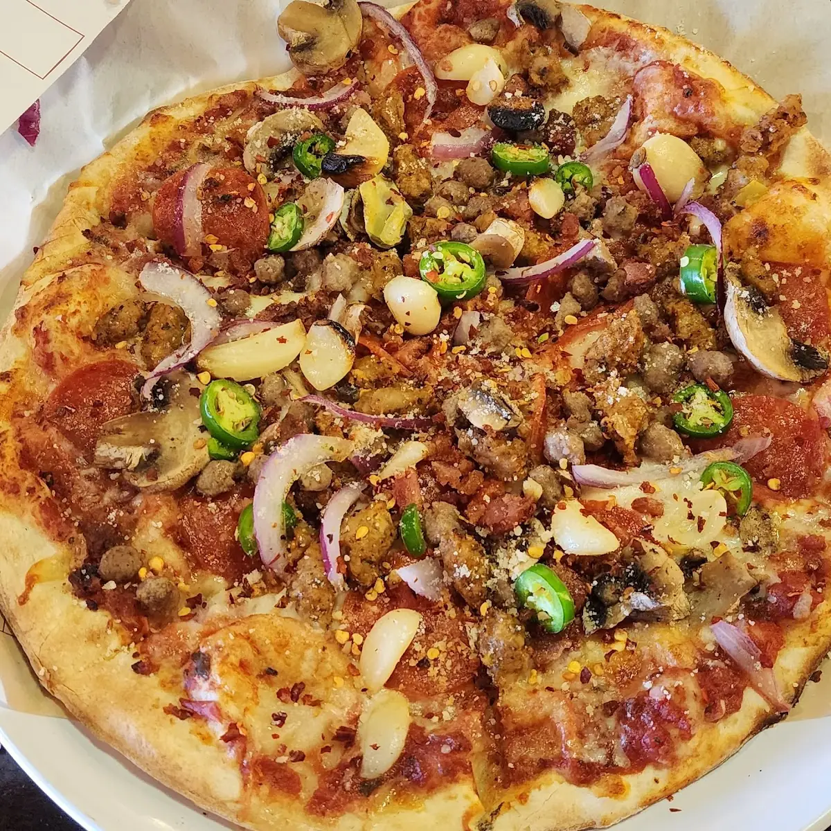 Mod Meat Pizza