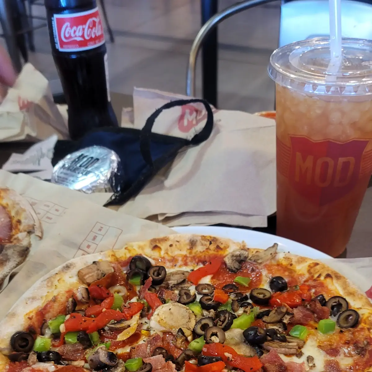 Pepperoni Bacon and Veggie Pizza